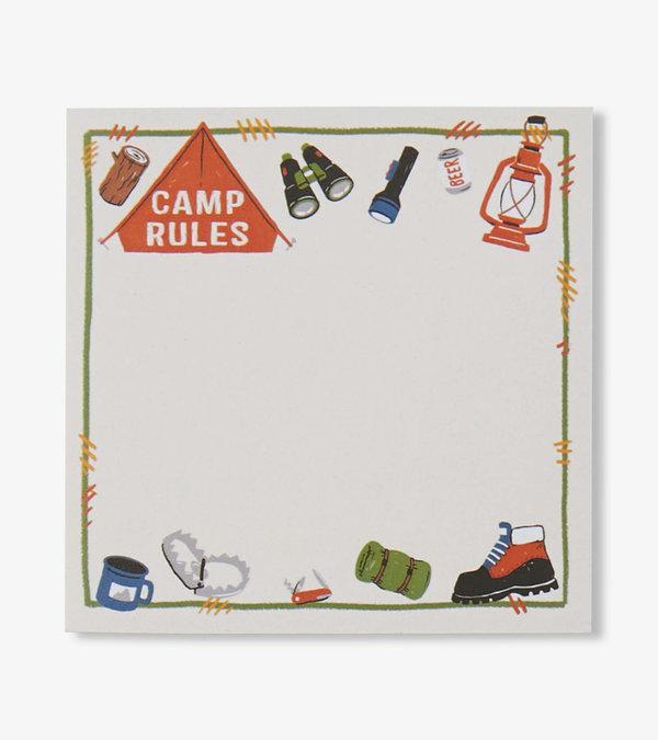 Camp Rules Sticky Notes