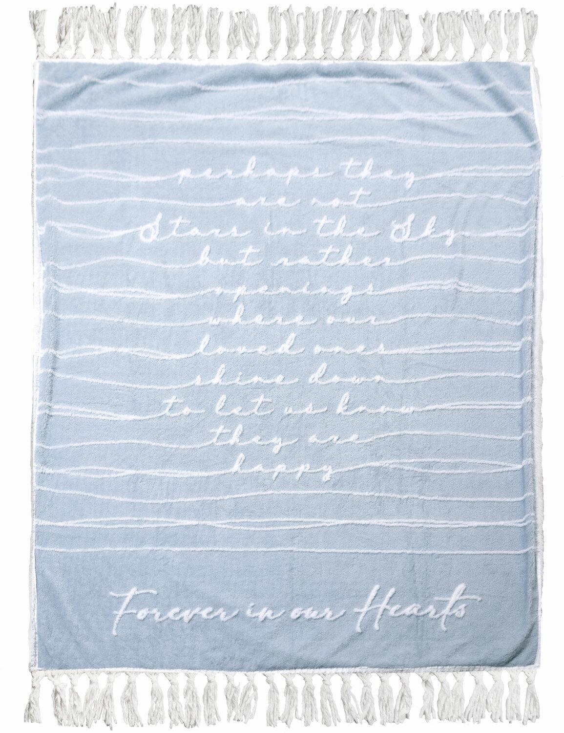 Forever In Our Hearts - 50" x 60" Inspirational Plush Blanket