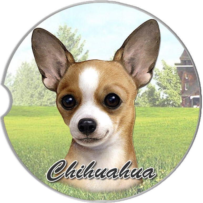 Chihuahua Tan Car Coaster