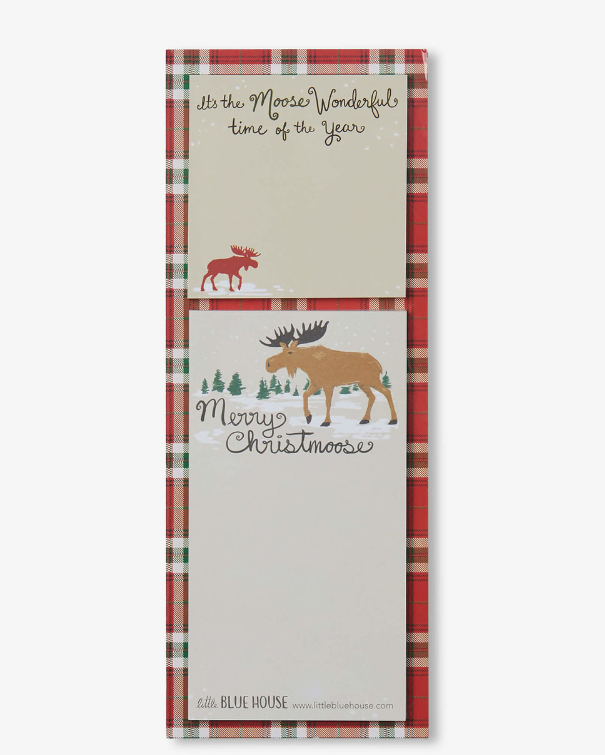 Merry Christmoose Sticky Notes & Magnetic List