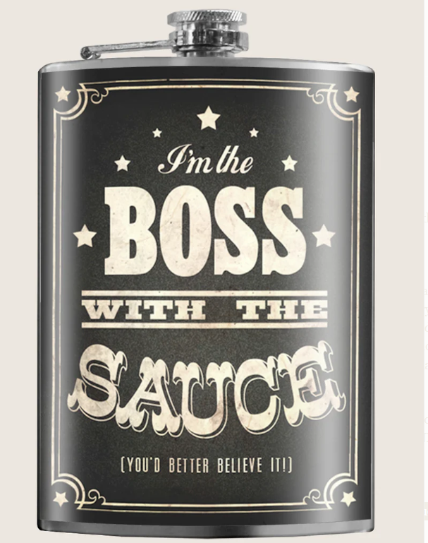 Boss with the Sauce - Flask