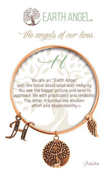 Letter H Earth Angel Bracelet