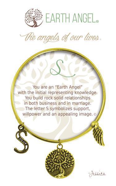 Letter S Earth Angel Bracelet