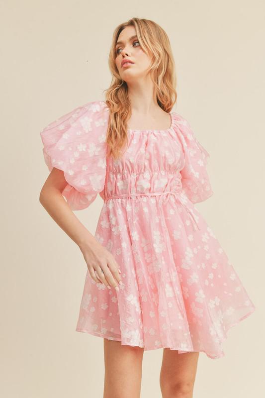 Cool Pink Floral Dress