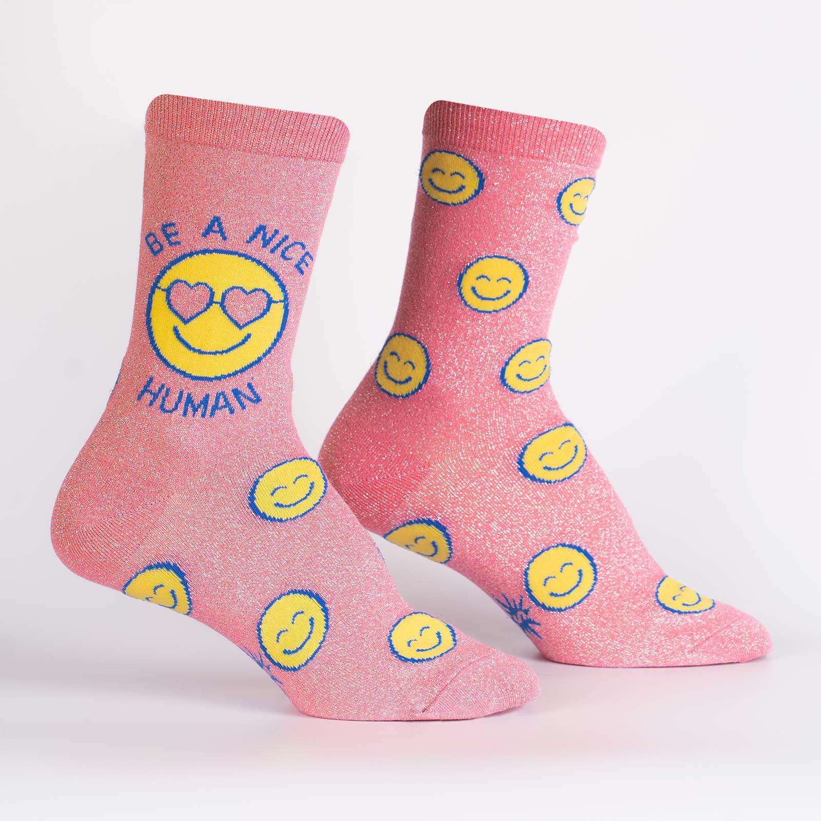 Be A Nice Human Socks