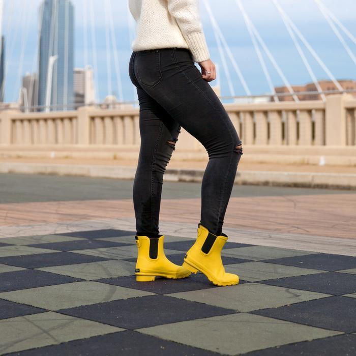 Chelsea Matte Mustard Rain Boots