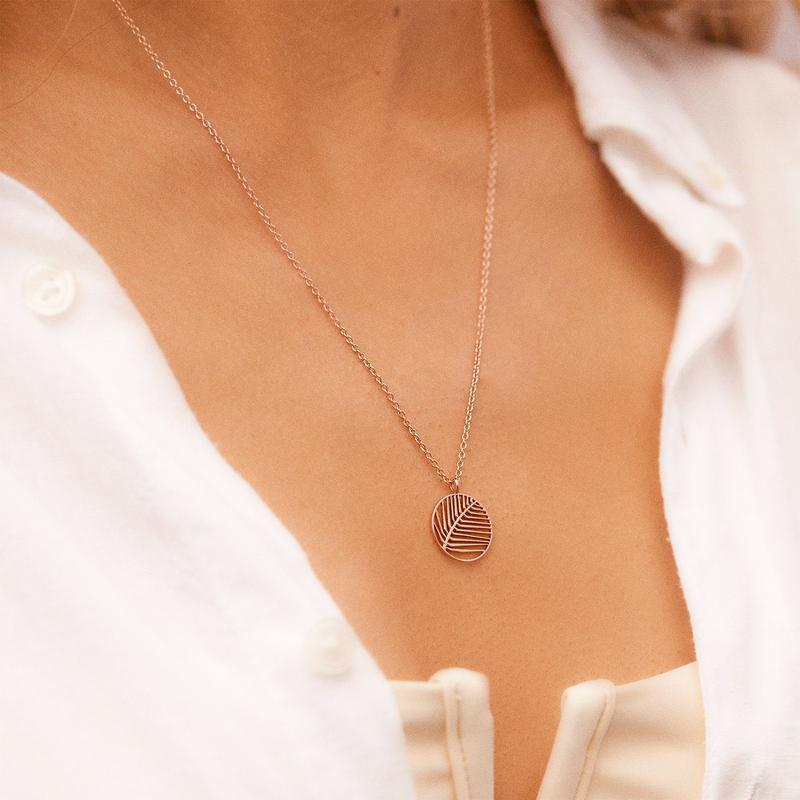 Havana Pendant Necklace Rose Gold