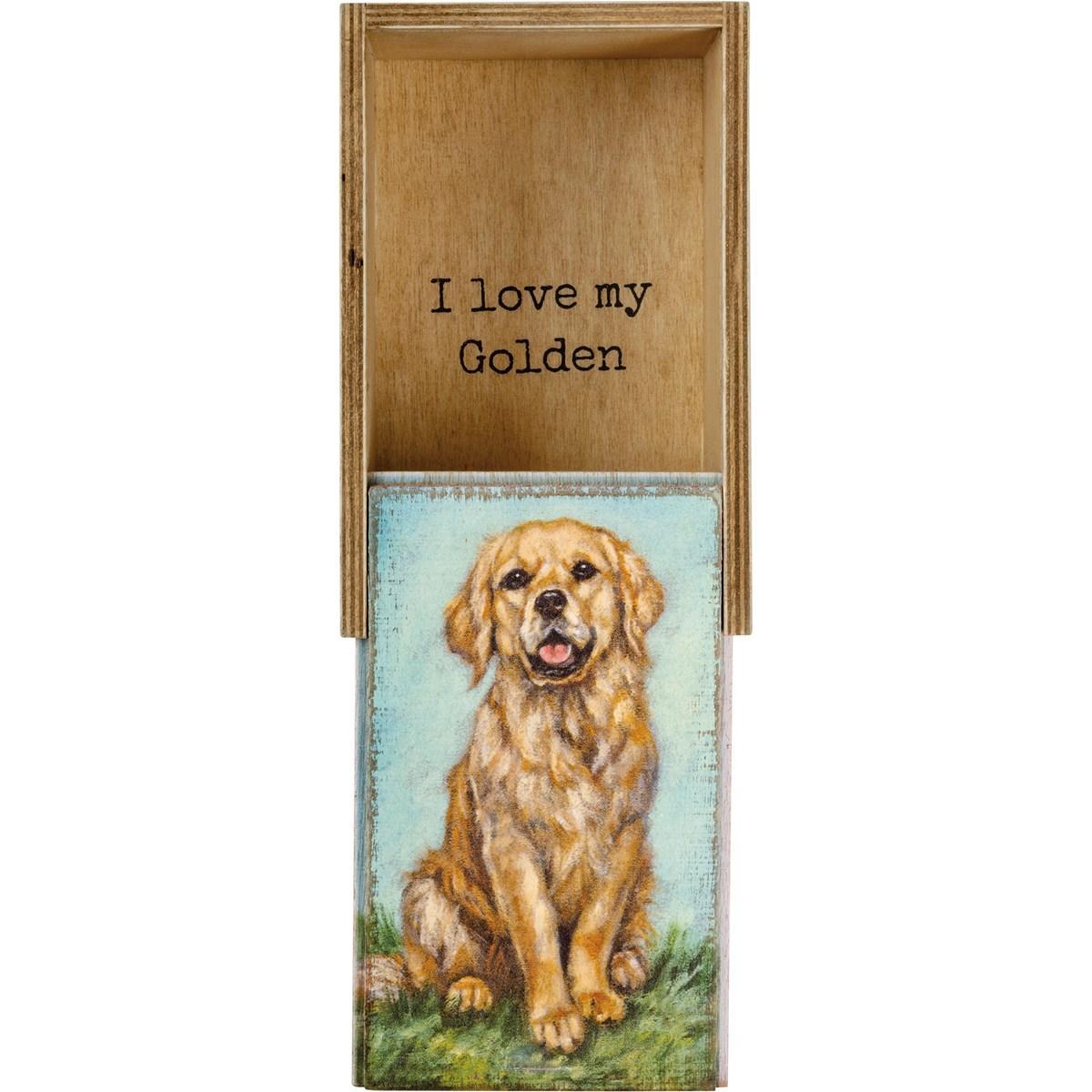 I Love My Golden Keepsake Box