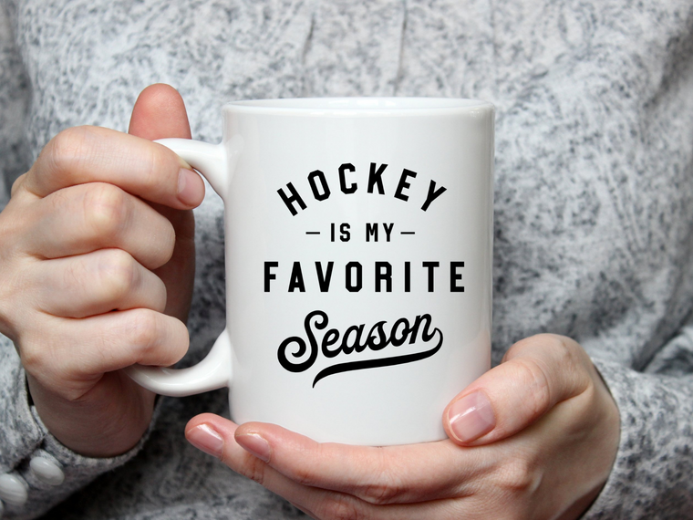 Hockey Is My Favorite Season Mug