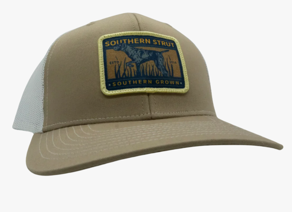 Grown Pointer Woven Patch Hat