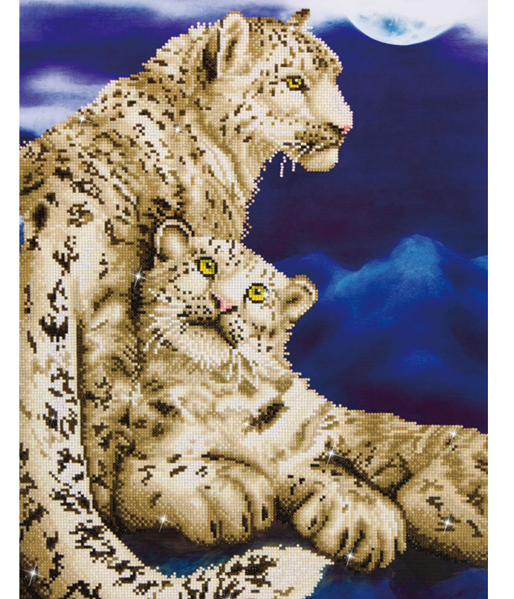 Snow Leopards - Diamond Painting Artwork Kit