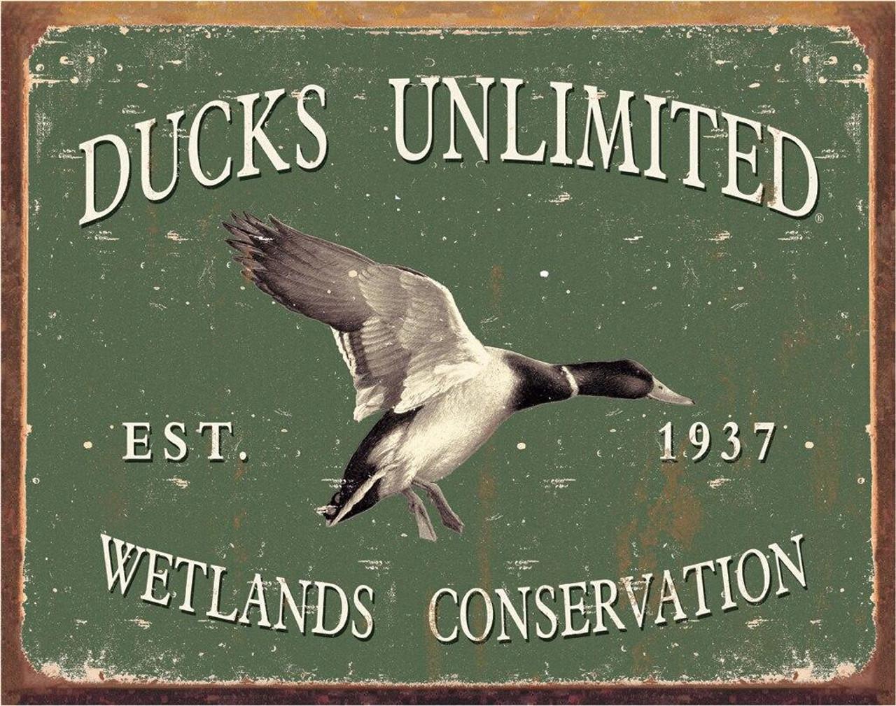 Ducks Unlimited Since 1937 Tin Sign