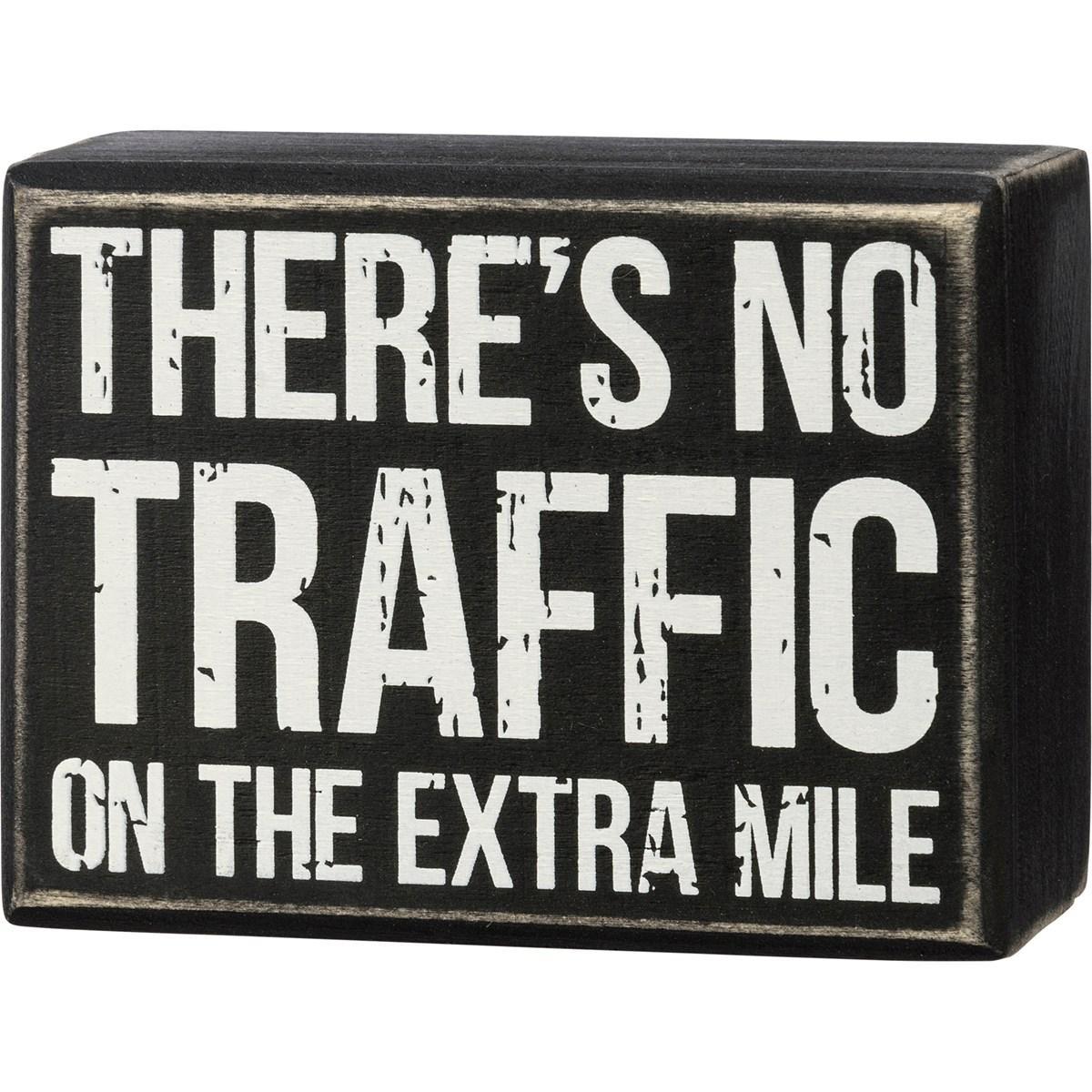 The Extra Mile Box Sign