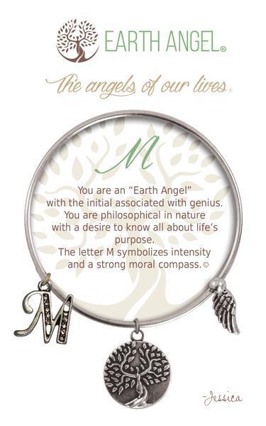 Letter M Earth Angel Bracelet