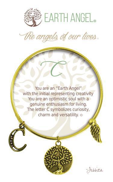Letter C Earth Angel Bracelet