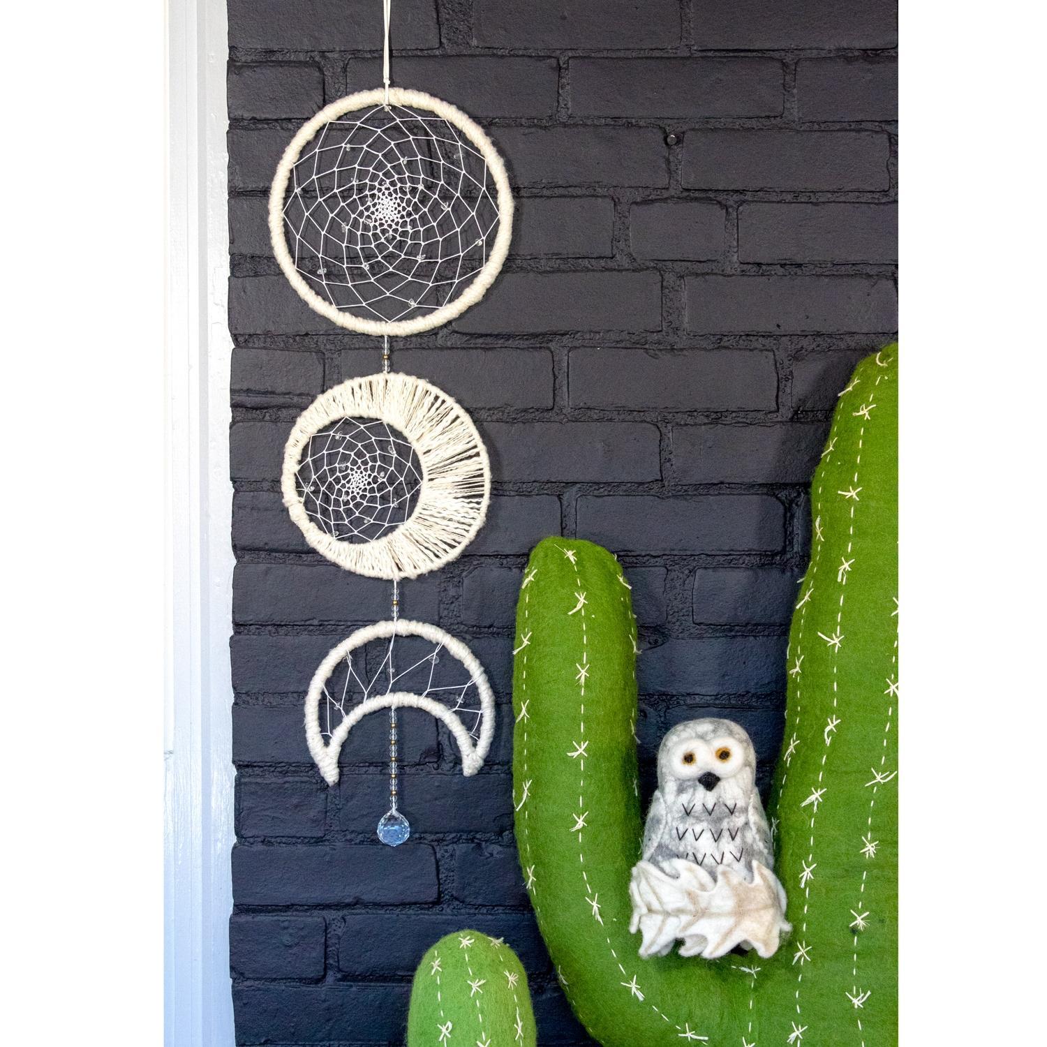 Large Moon Phase Dream Catcher