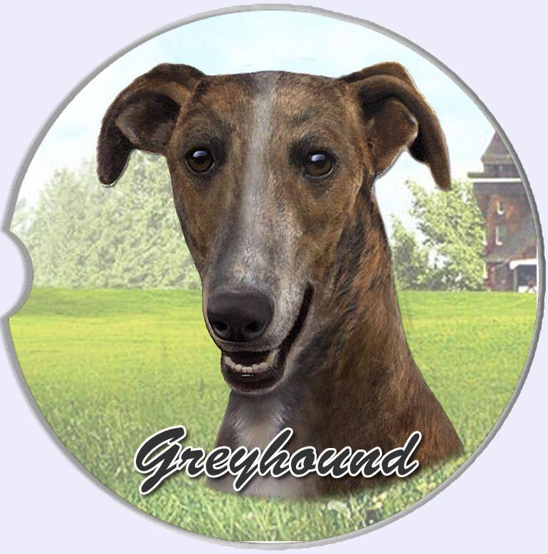 Greyhound Car Coaster