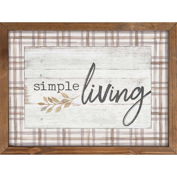 Simple Living Wall Sign