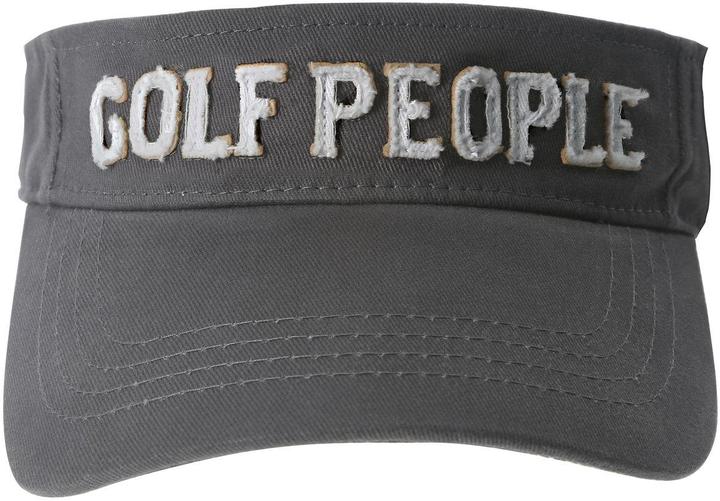 Golf People - Dark Gray Adjustable Visor Hat