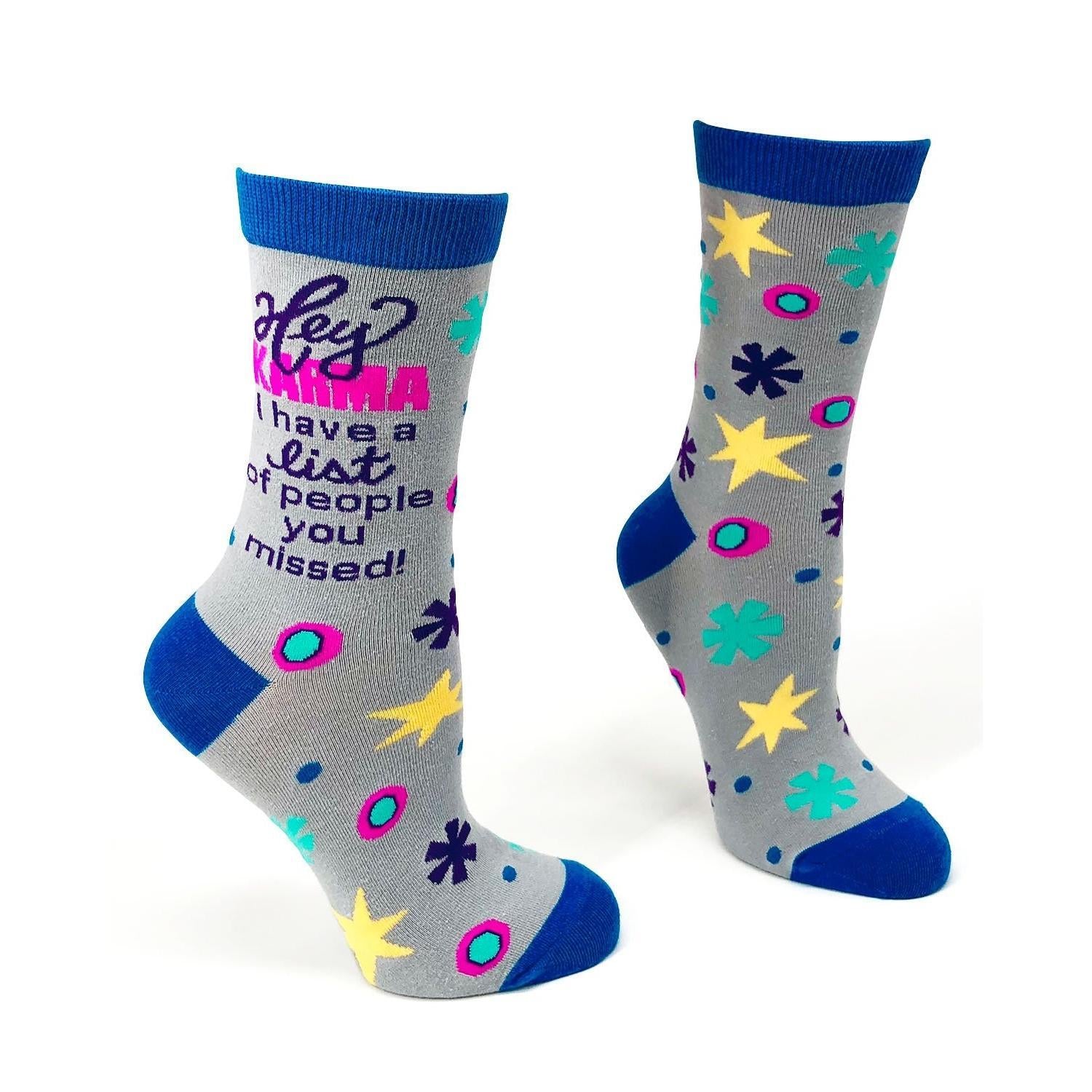 Hey karma I have a list of people you missed! Women's Crew Socks