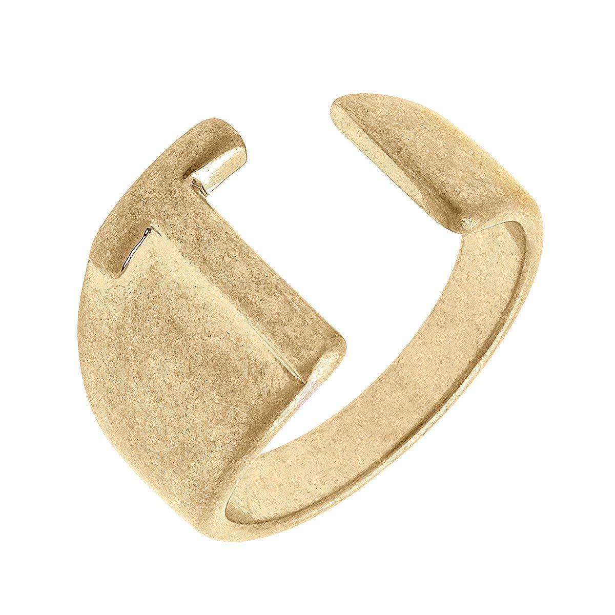 Kingston Adjustable Initial Ring