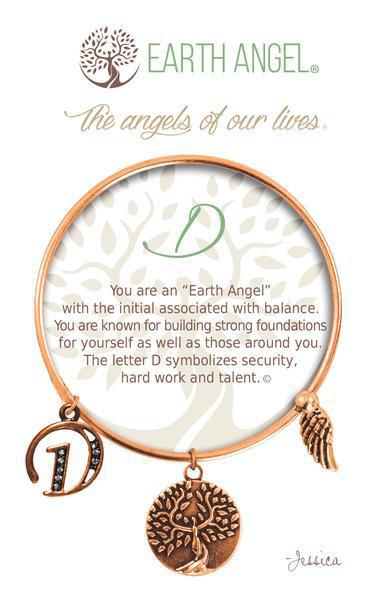 Letter D Earth Angel Bracelet