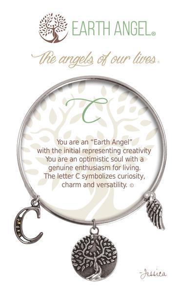 Letter C Earth Angel Bracelet