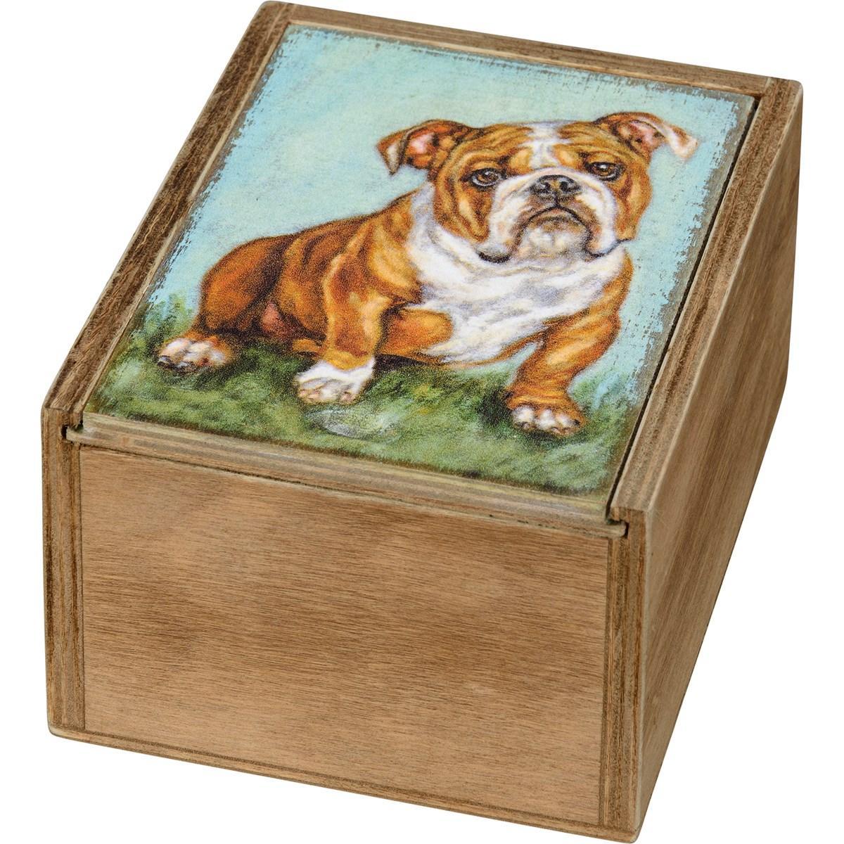 I Love My Bulldog Keepsake Box