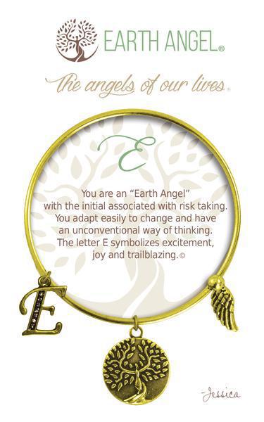 Letter E Earth Angel Bracelet