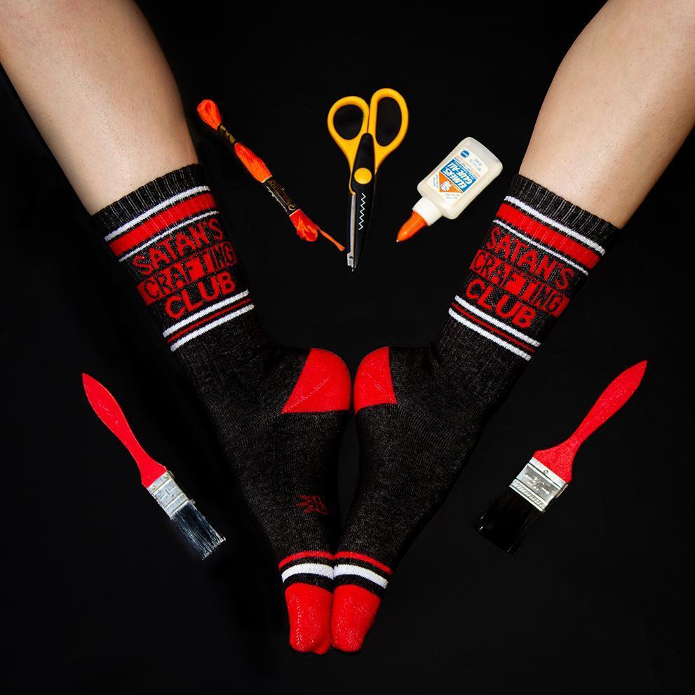 Satan's Crafting Club Socks
