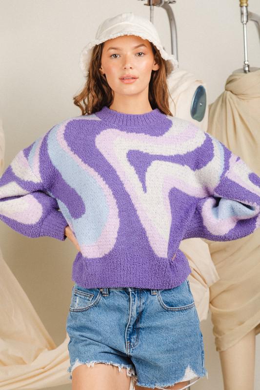 Very Peri Sweater