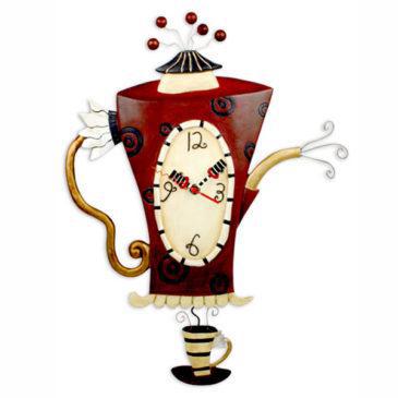 Steamin Tea Allen Design Clock