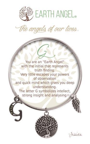Letter G Earth Angel Bracelet
