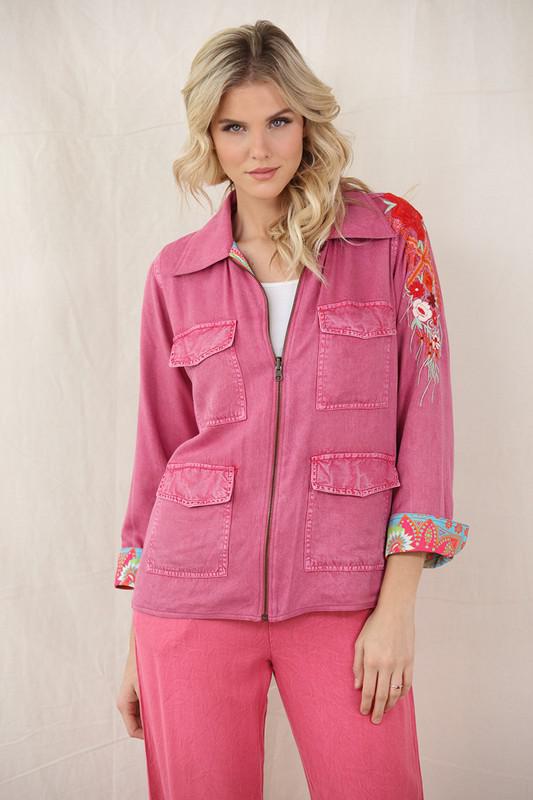 Pink Reverse Design Jacket