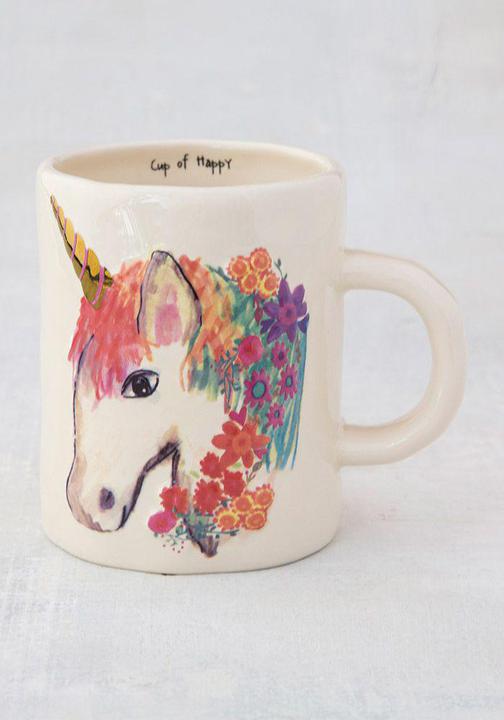 Unicorn Embossed Mug