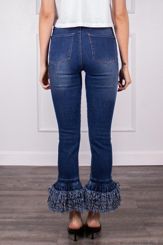 Frayed Bottom Jeans
