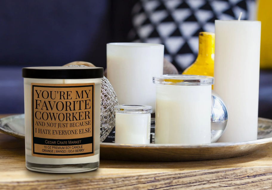 You're My Favorite Coworker Candle