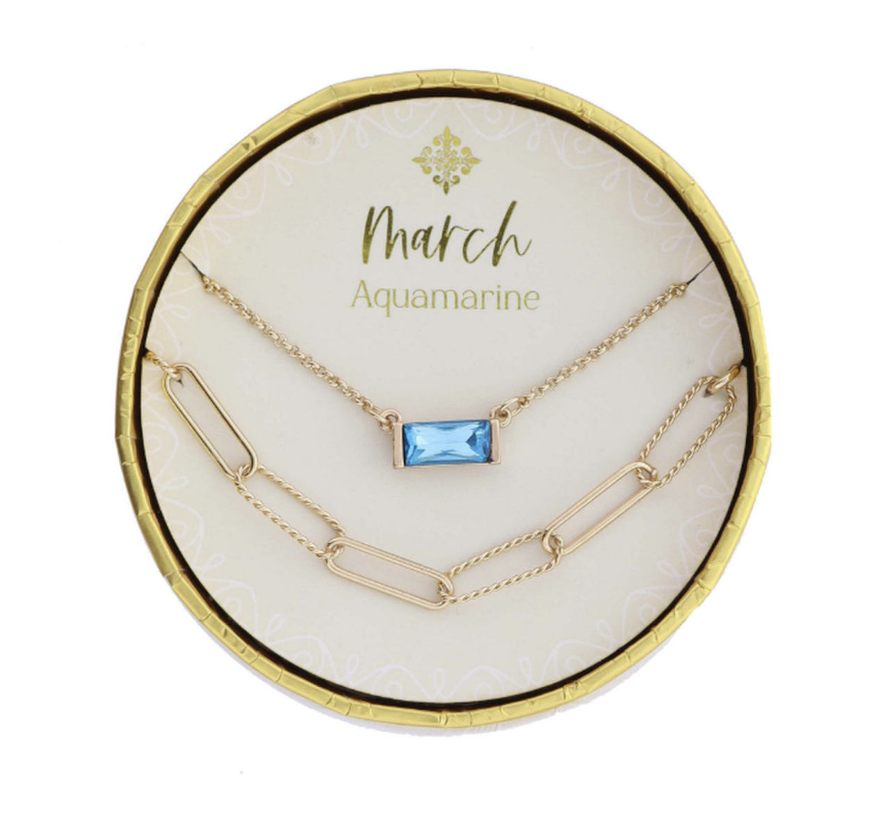 Birthstone Necklace Set