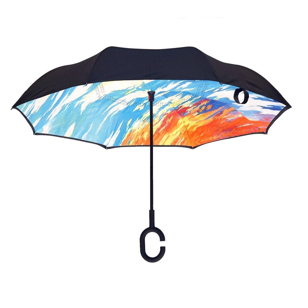 Pastel Topsy Turvy Umbrella