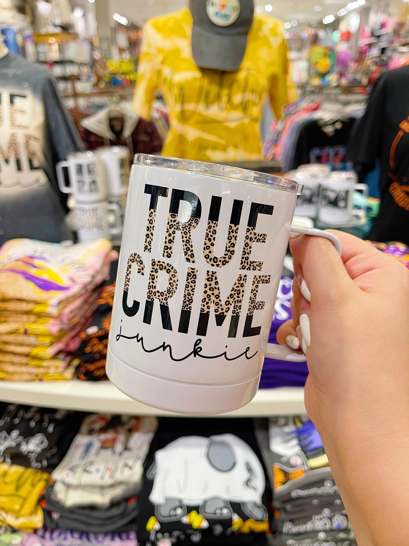 True Crime Junkie Travel Mug