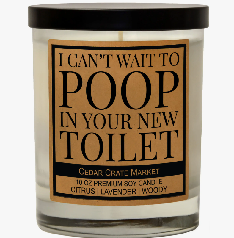 Poop In Your New Toilet Candle