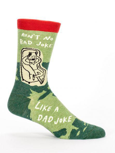 Ain't No Joke Like A Dad Joke Crew Socks