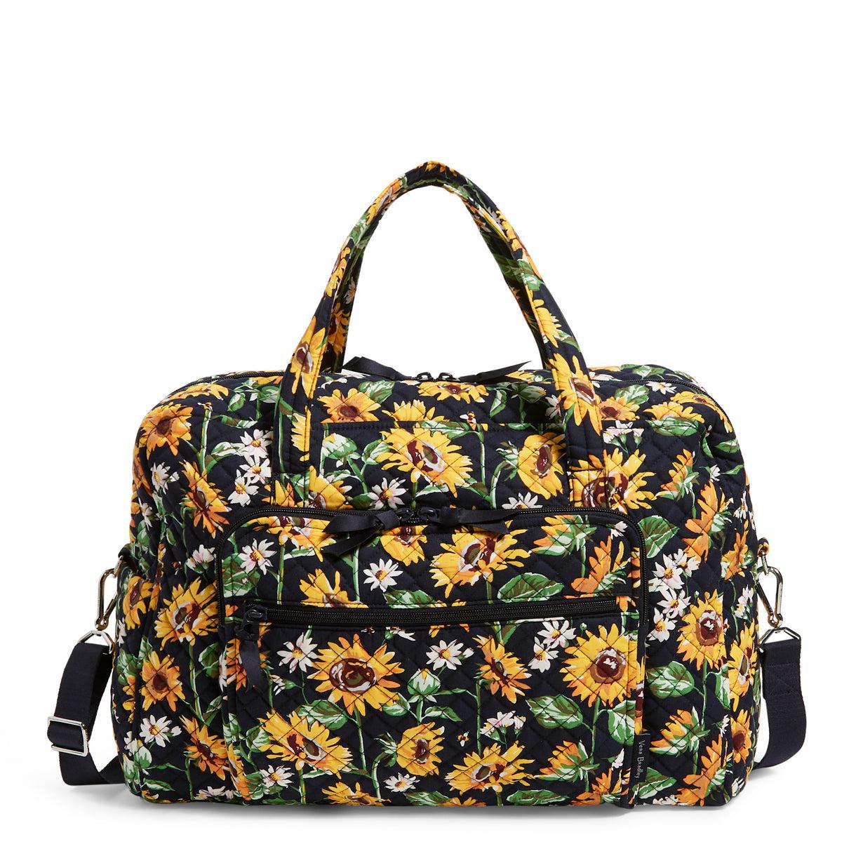 Weekender Travel Bag In Sunflowers