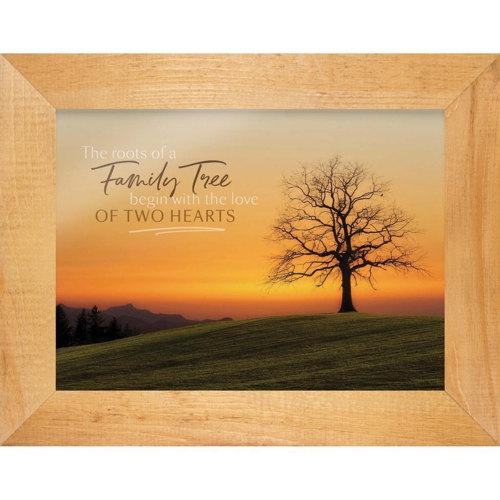The Root Of A Family Tree Framed Sign