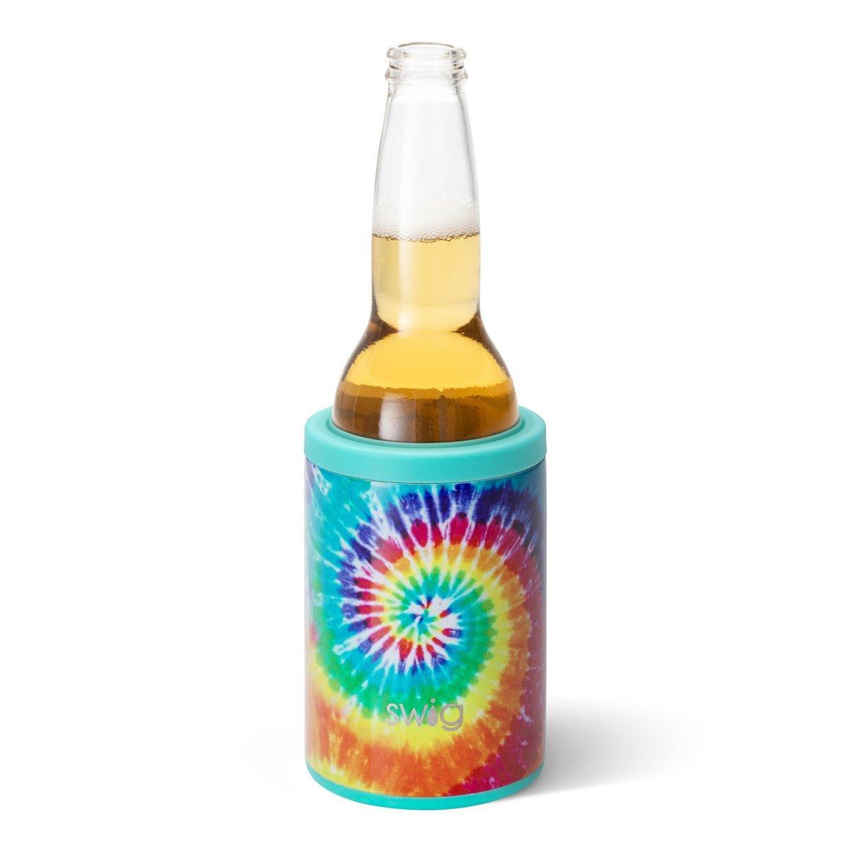 Swirled Peace Combo Can+Bottle Cooler
