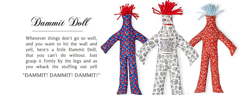 Dammit Doll - Classic Dammit Money Doll - Stress Relief, Gag Gift
