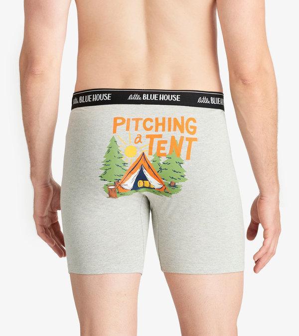 Pitching A Tent Men's Boxers