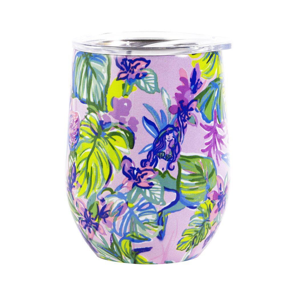 Stainless Wine Tumbler In Mermaid In The Shade