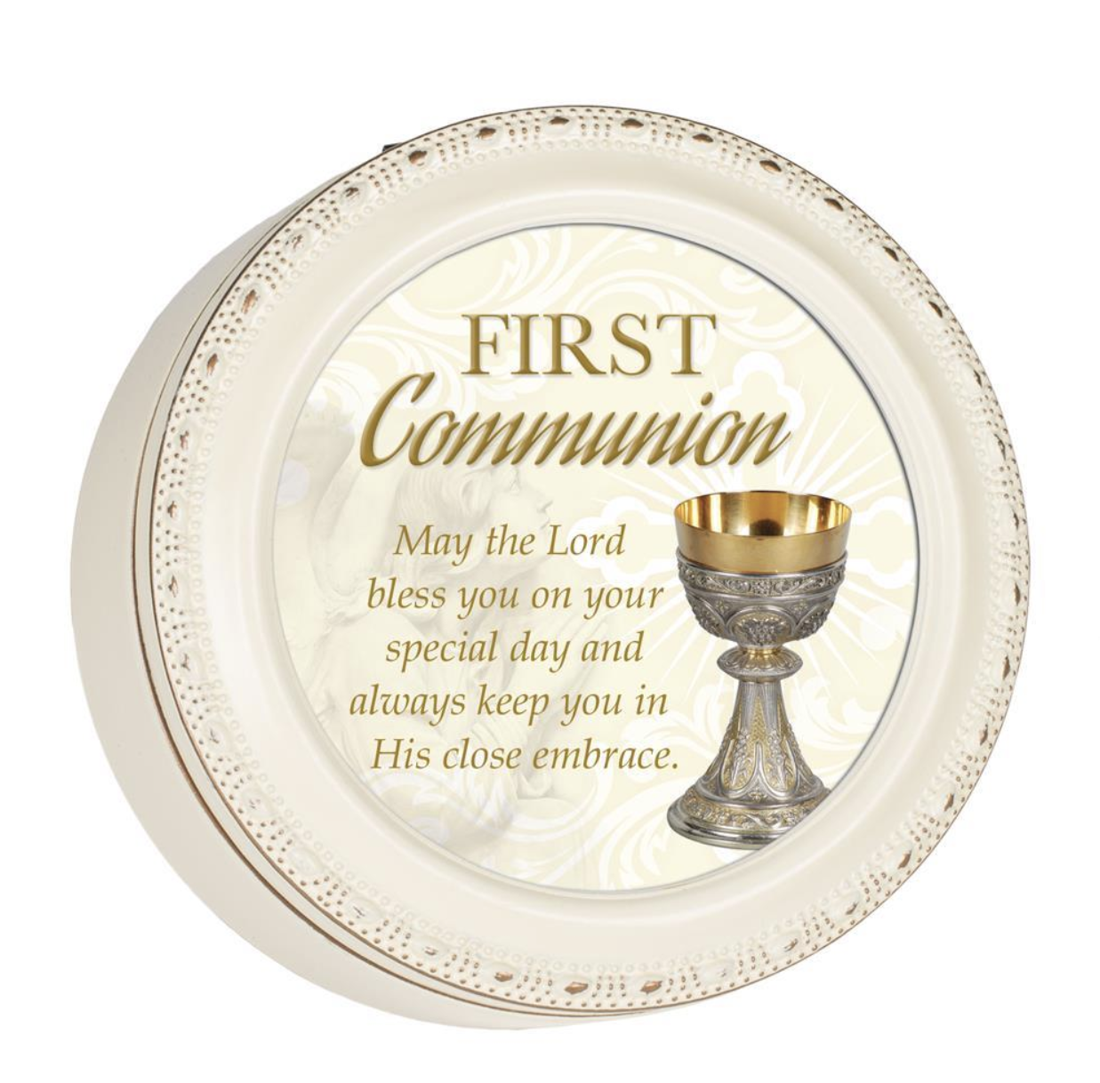 First Communion Lord Bless You Music Box