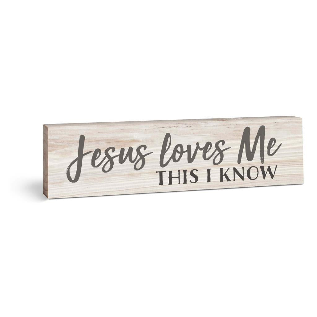 Jesus Loves Me Small Sign